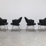 Original set of 4 'Executive' armchairs by Eero Saarinen for Knoll, 1960s