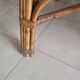Pair of vintage rattan and cane armchairs – 1960s/70s
