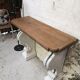 Console table old oak patina shabby gustavian loft