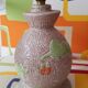 Bedside lamp in vintage earthenware