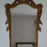 Vintage gold baroque mirror
