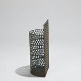 Perforated metal basket, hunchbacked jeans, 1940s