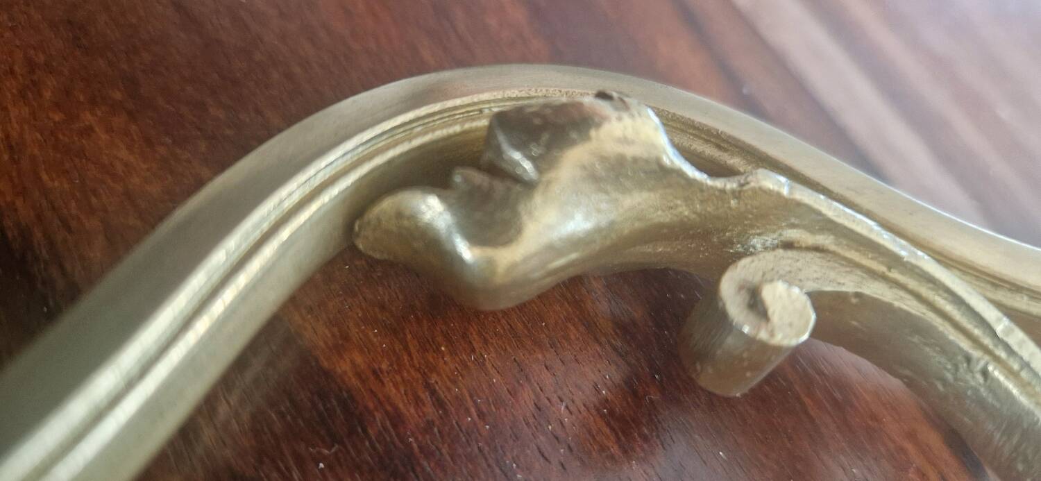 Art Nouveau style lamp by Müller Frères