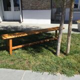 Banc en pin massif