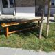 Banc en pin massif