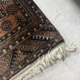 Hand-knotted Mori Bokhara tribal rug