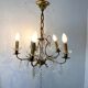Lustre début XXème en cristal de bohème