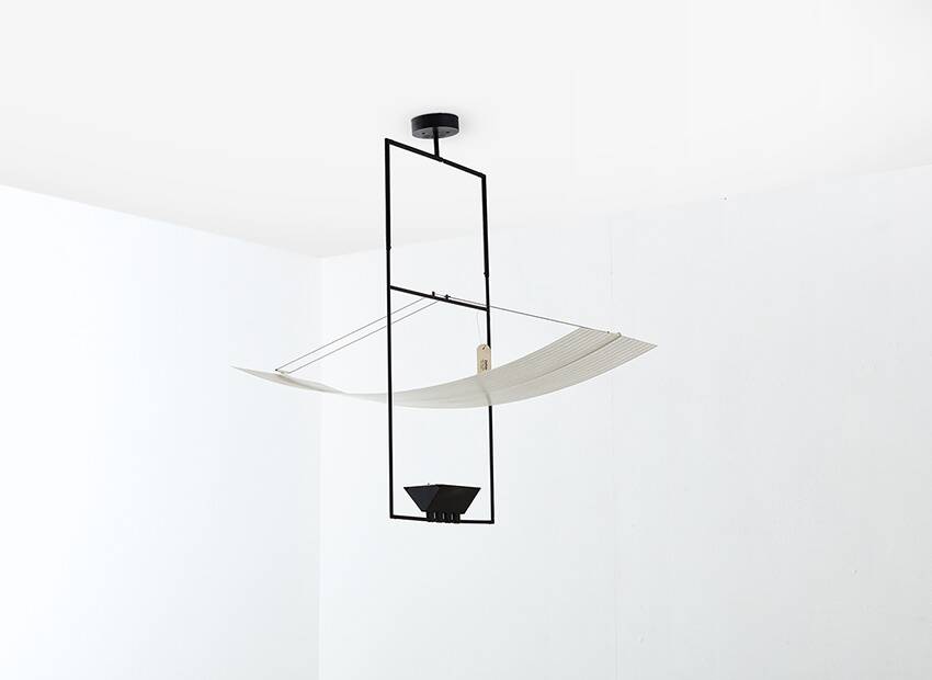 Mario Botta Zefiro Hanging Lamp for Artemide Italy 1988