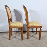 Pair of Blond Mahogany Chairs, Art Deco – 1940