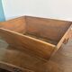 Large vintage wooden dough trough – 65 × 50 cm