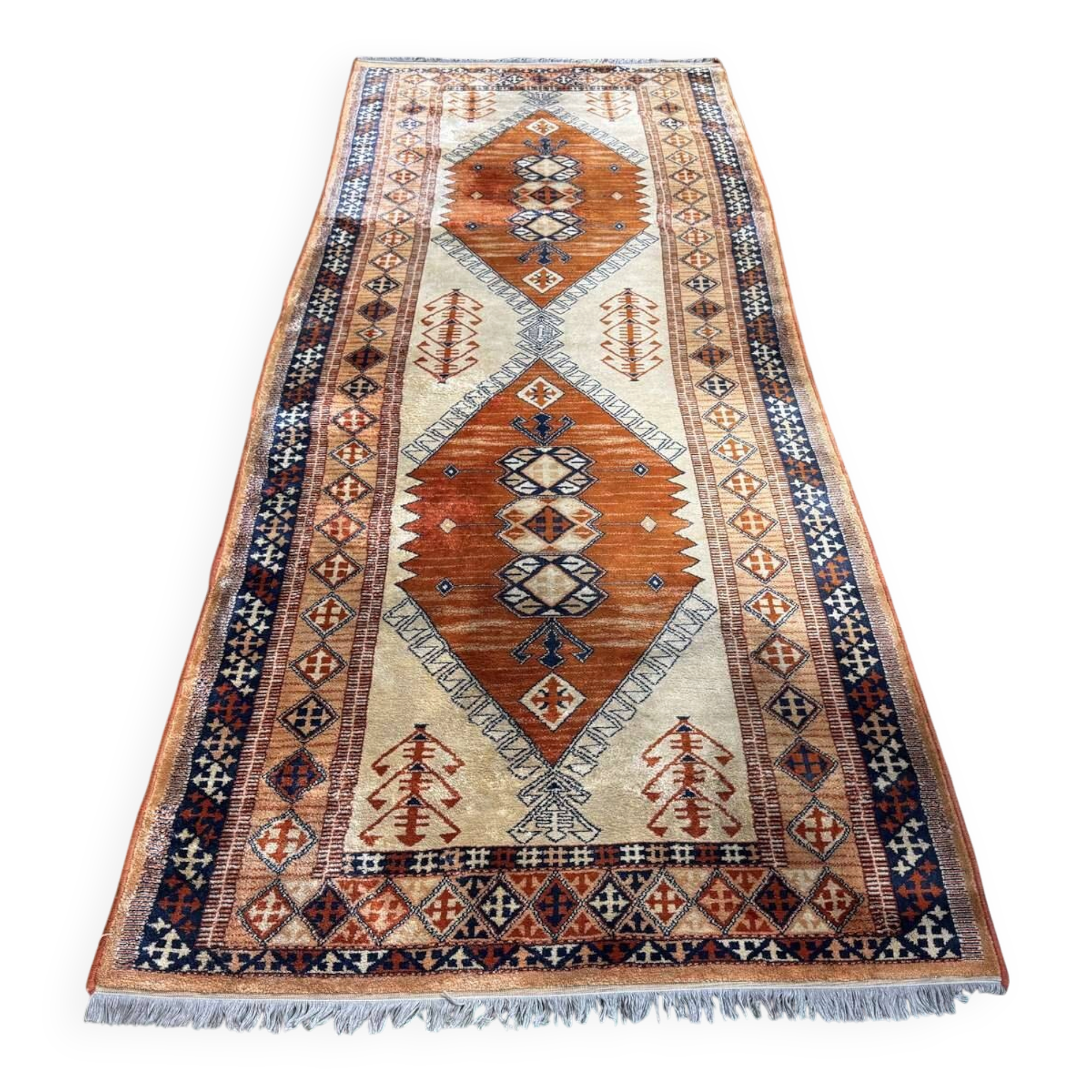 Handmade wool Persian carpet