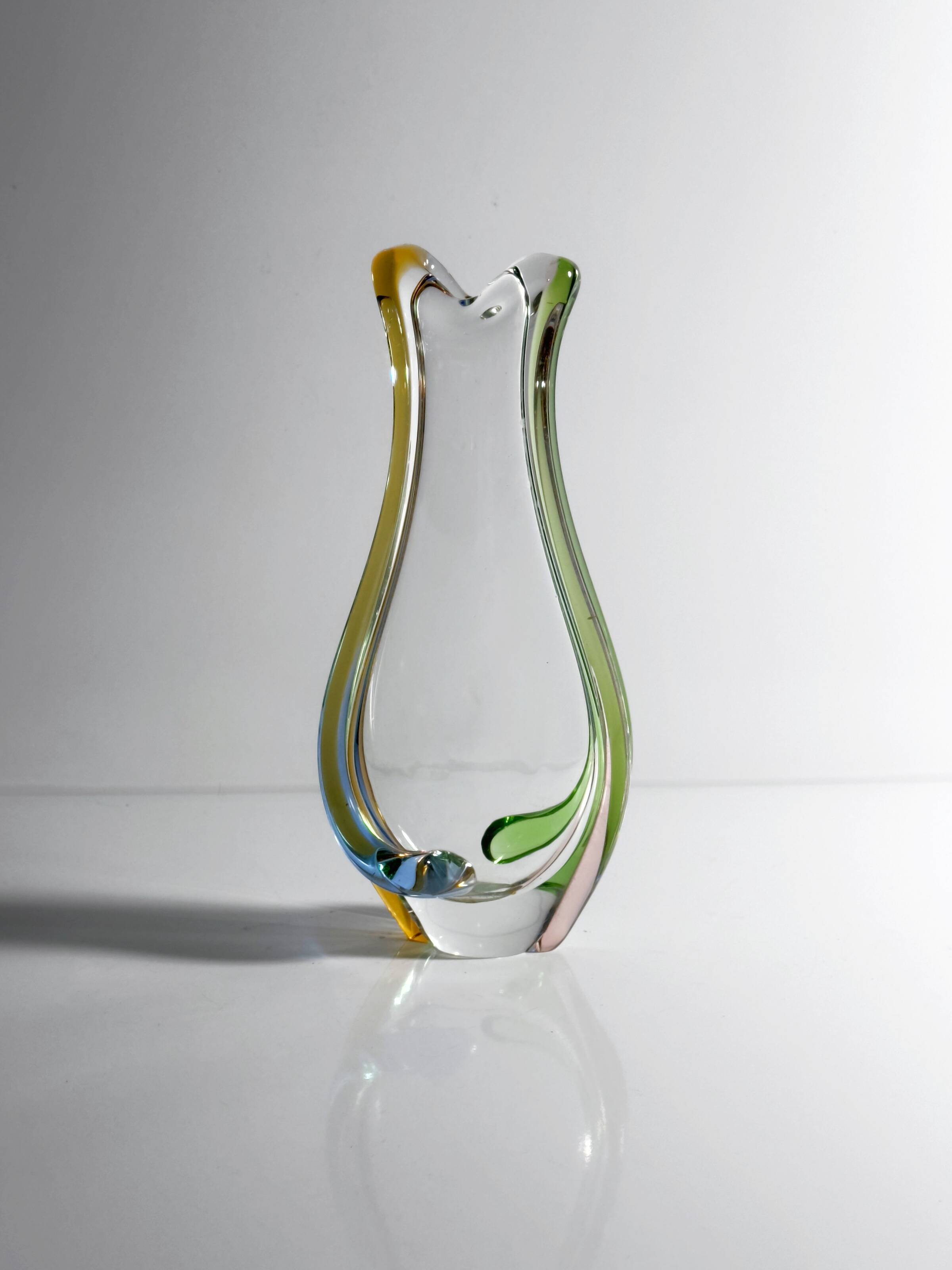 František Zemek Vase Rhapsody - Sklo Union 1950s