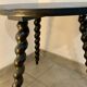 Guéridon, table d'appoint en bois noir