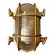 Brass marine corridor wall light