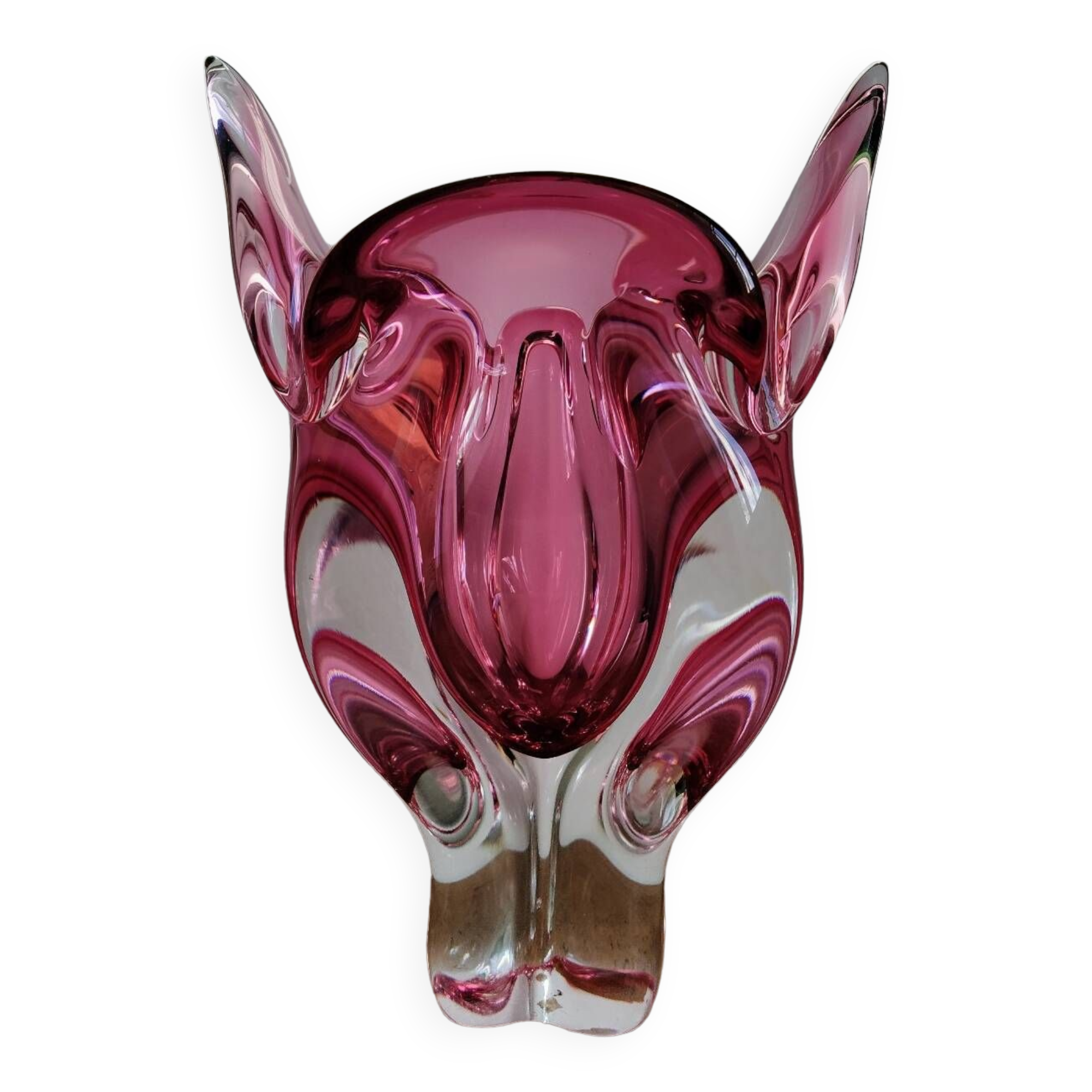 “Cat’s head” vase by Hospodka 1960-1970