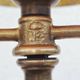 Mushroom lamp Art de France Glass paste Bronze Art Nouveau Vintage