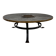 Grande Table Basse Brutaliste en Acier et Ardoise, 1960s