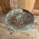 Old garden or bistro pedestal table