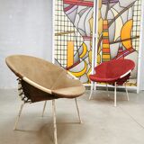 Vintage balloon chair easy chairs Lusch & Co beige