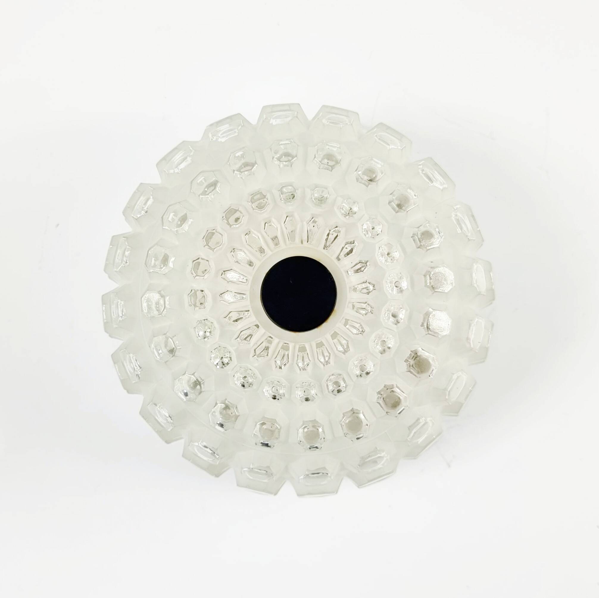 Mid-Century Bubble Glass Flush Mount from Limburg, Germany, 1960s