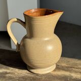 Vintage stoneware round carafe