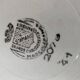 Set of 9 earthenware soup plates – Saint-Amand, decor no. 207 (1941)