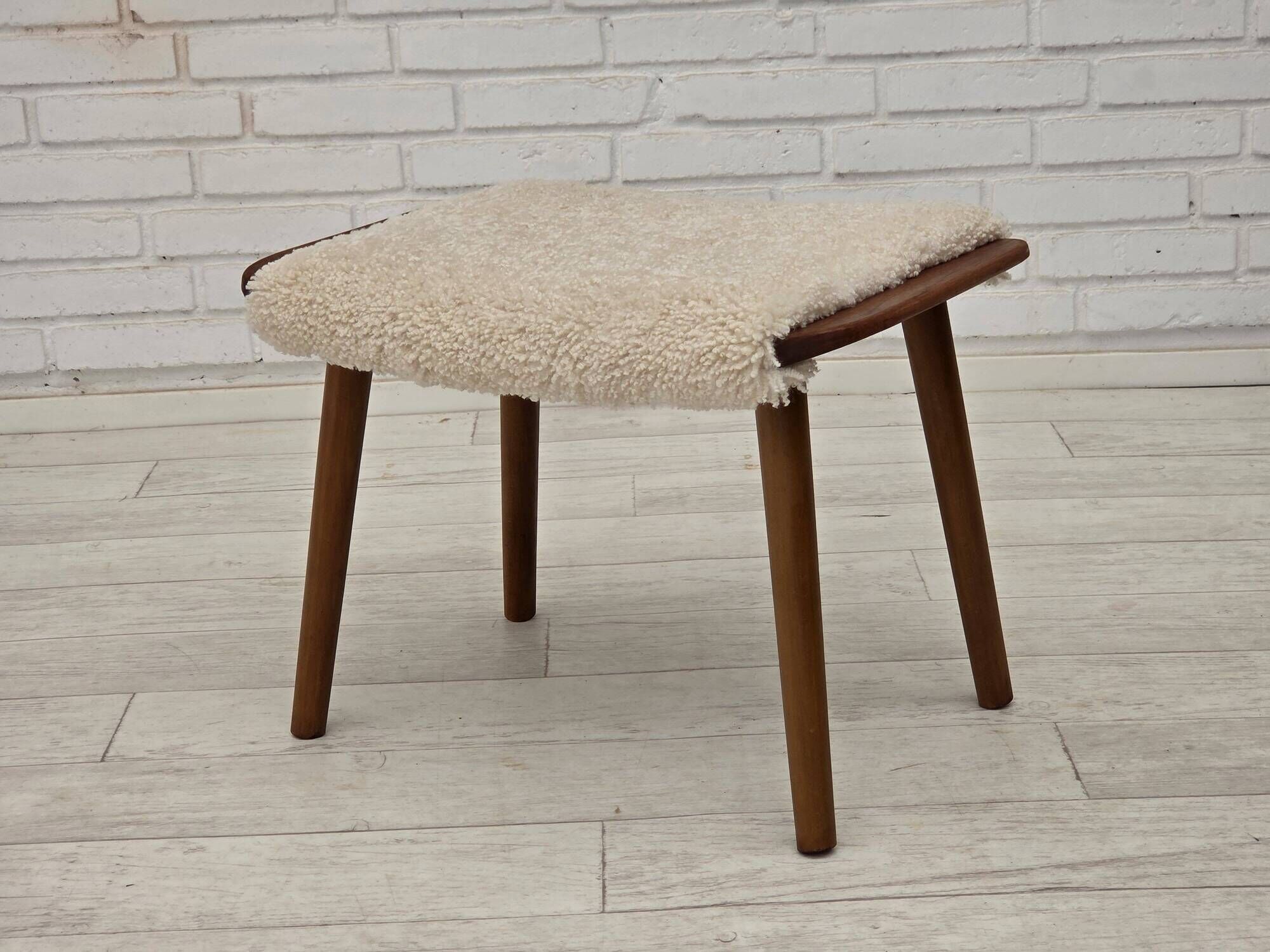 1960s, Danish design by A. Christensen for Slagelse Møbelværk, sheepskin.