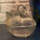 Swan butter dish