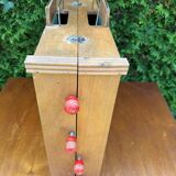 Old foldable table football, 1950s.