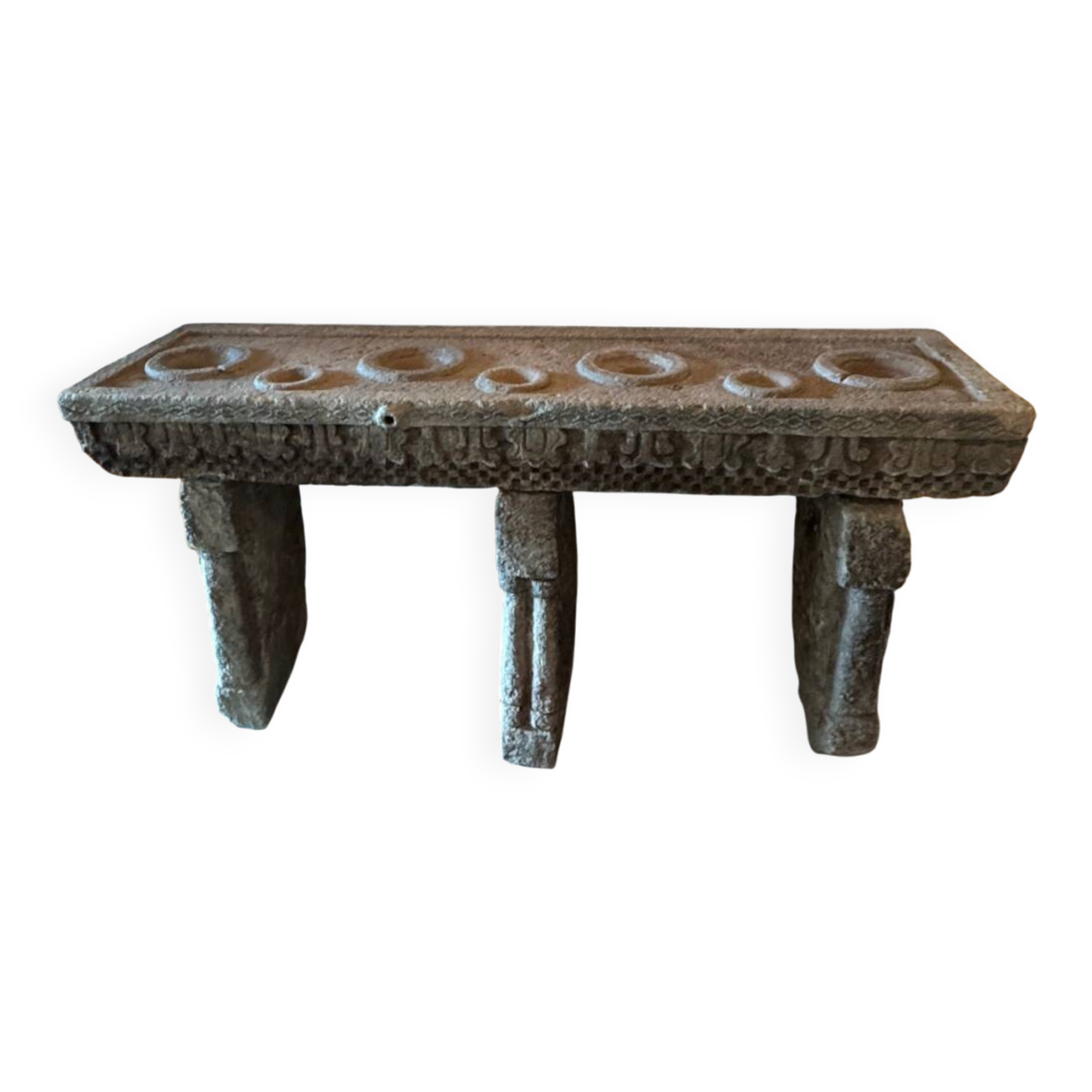 Indian stone console