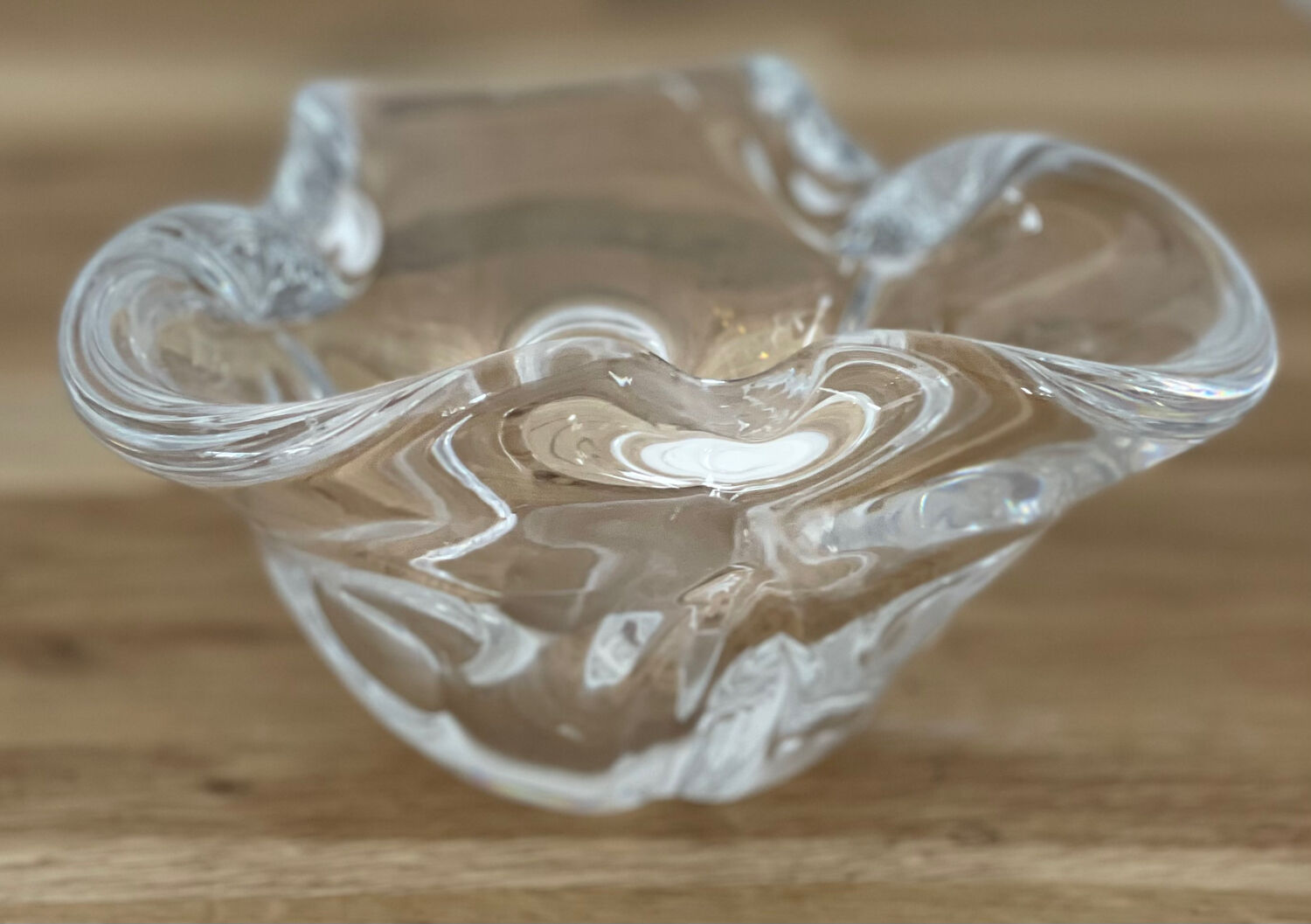 Empty crystal pocket of Sevres