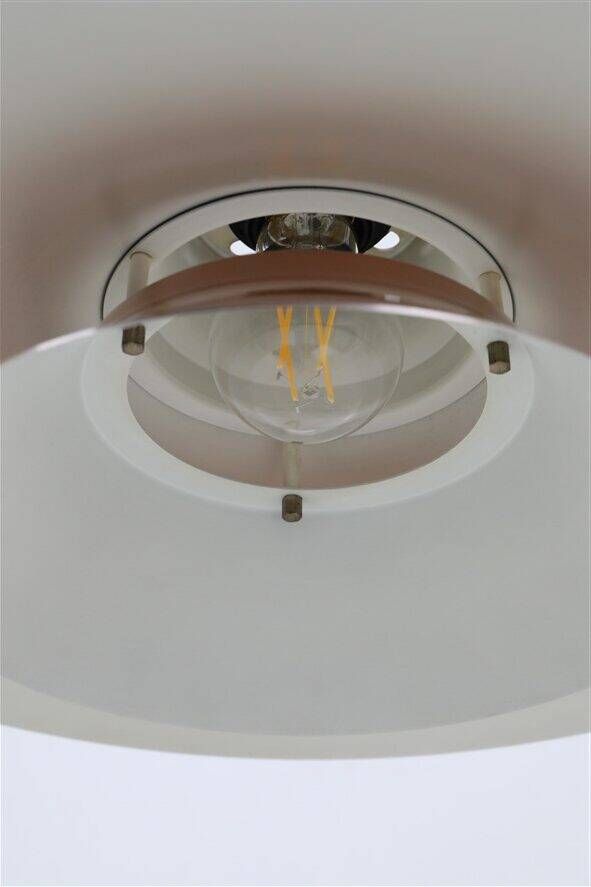 Mid-century pendant lamp / copper / aluminium / Danish modern design / 1960s / 1970s