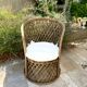 Wooden throne chair - circa 1960.