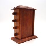 Rare Antique wooden victorian perpetual desk calendar 1890