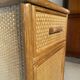 Meuble d'appoint chevet haut en rotin
