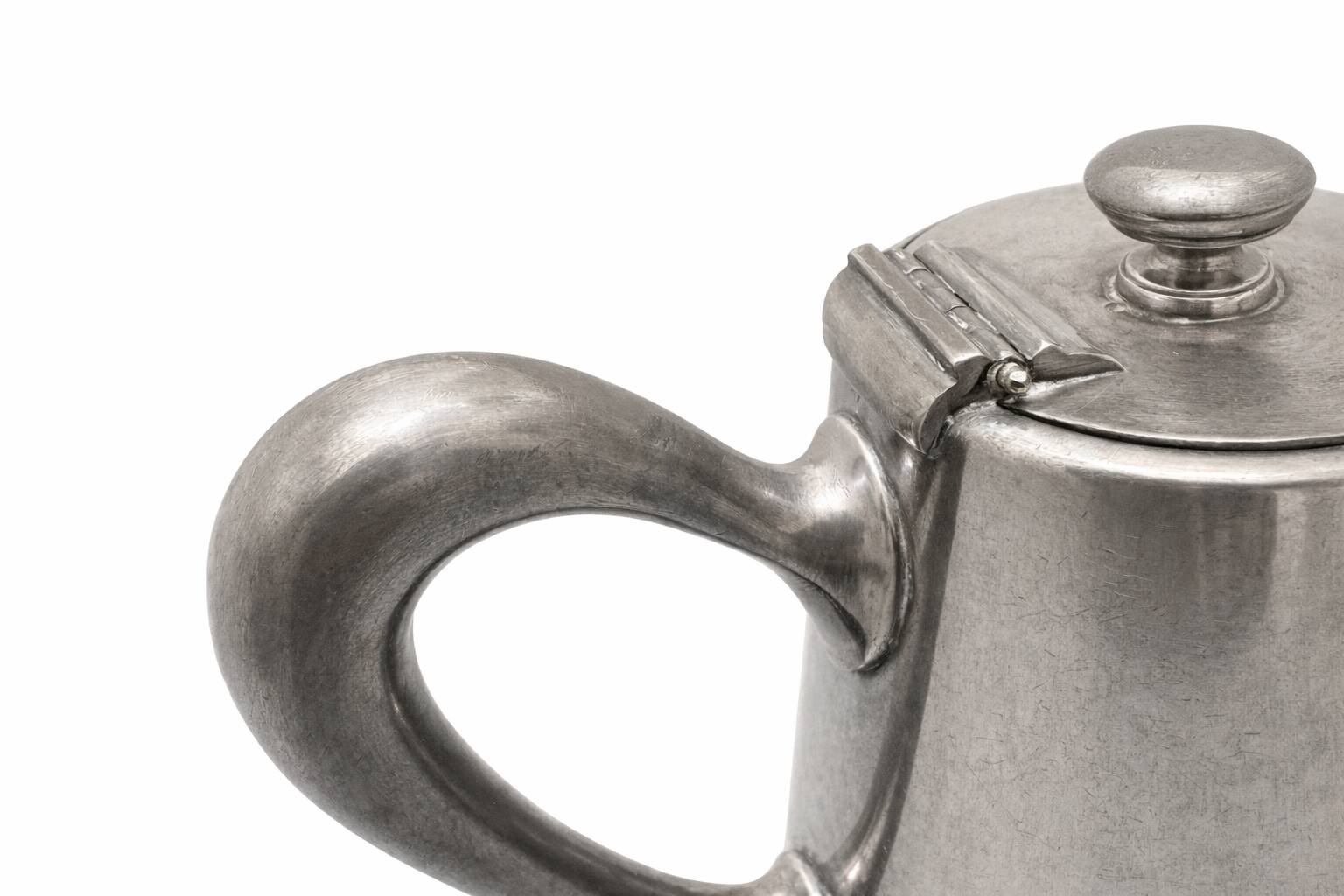Small Silver Metal Coffee Pot Christofle - Nice Municipal Casino