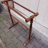 Vintage bamboo towel holder