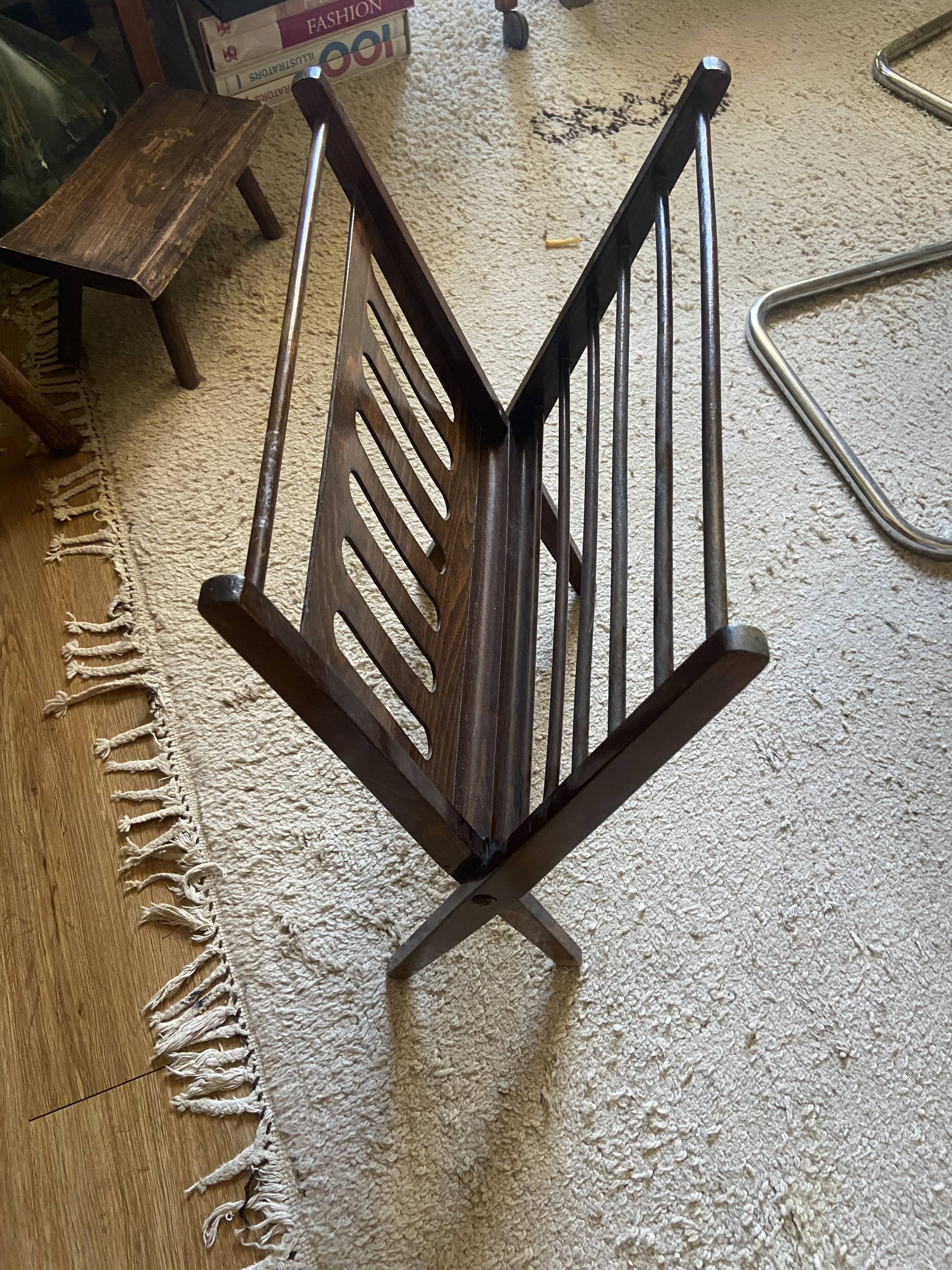 Cees Braakman magazine holder for Pastoe