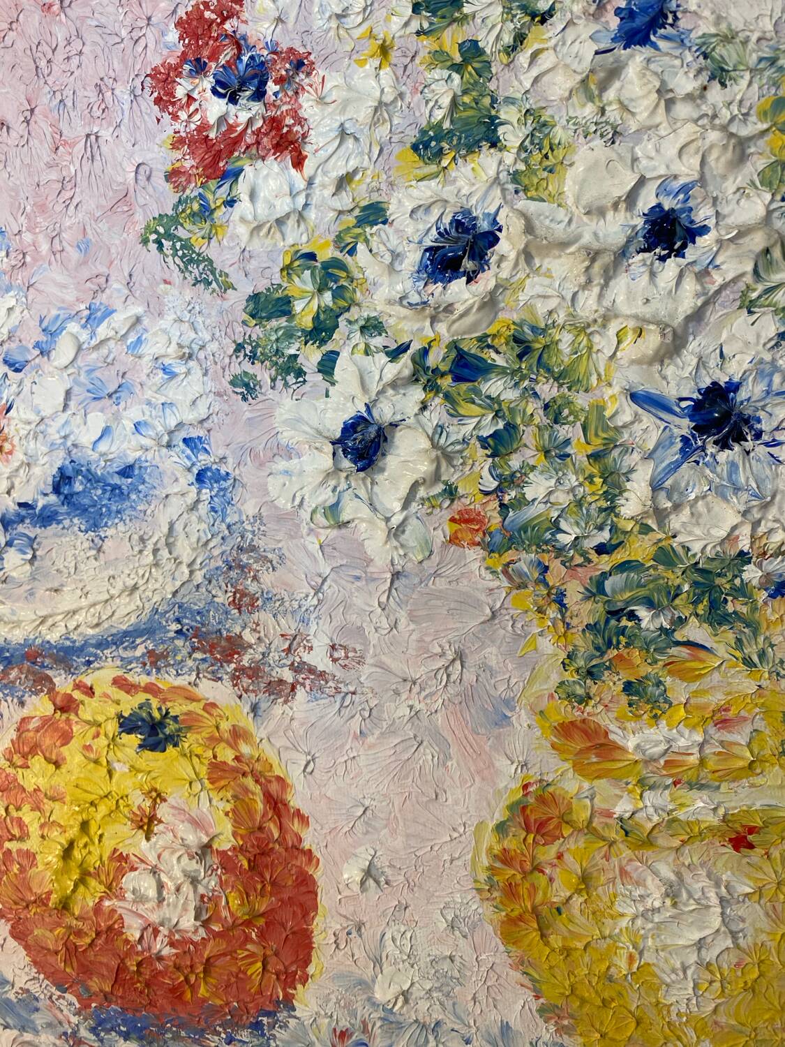 Still life with fruits and flowers Ae Garrec