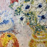 Still life with fruits and flowers Ae Garrec