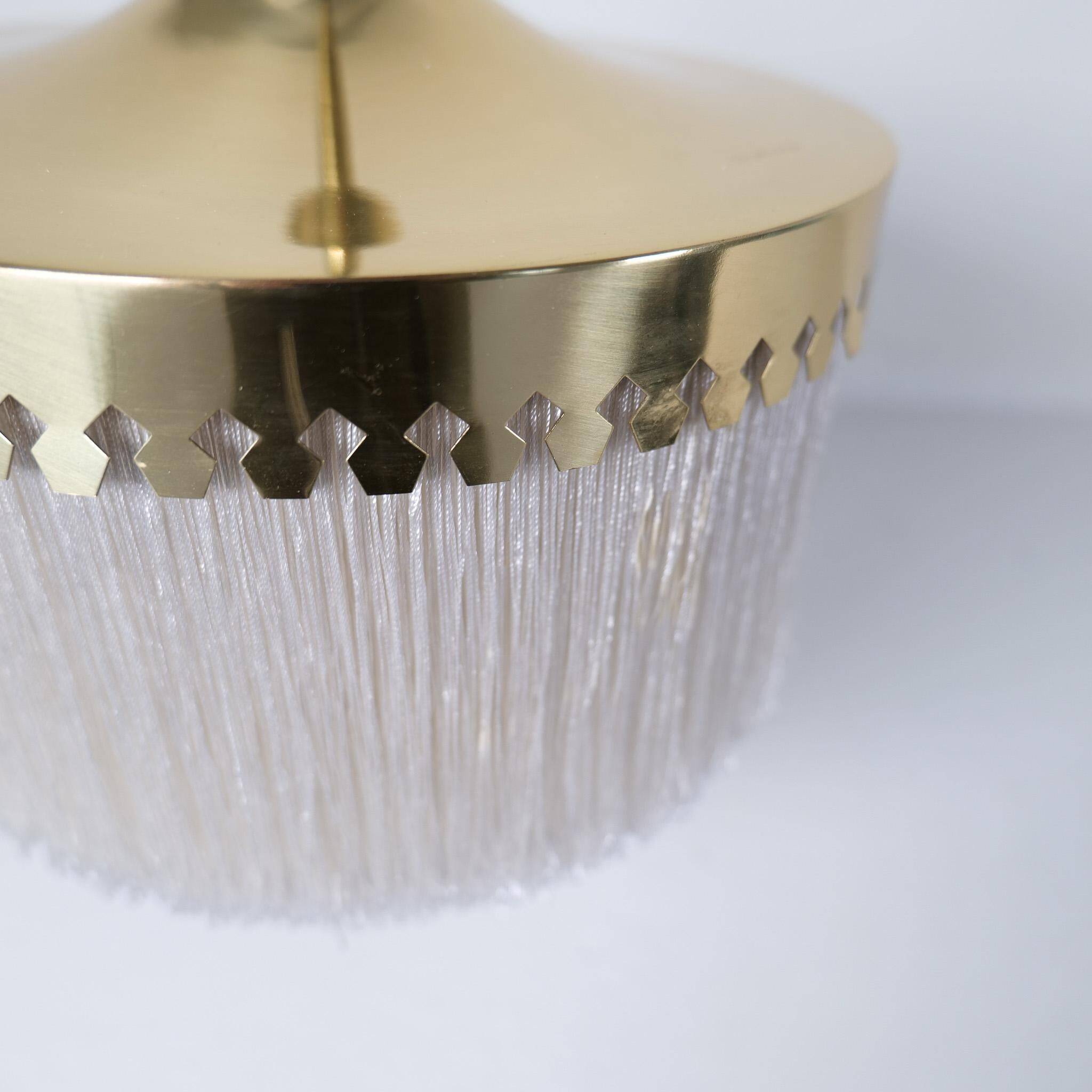 Midcentury Modern fringe ceiling lamp Hans-Agne Jakobsson Model T601, Sweden
