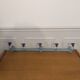 Vintage wall-mounted coat rack