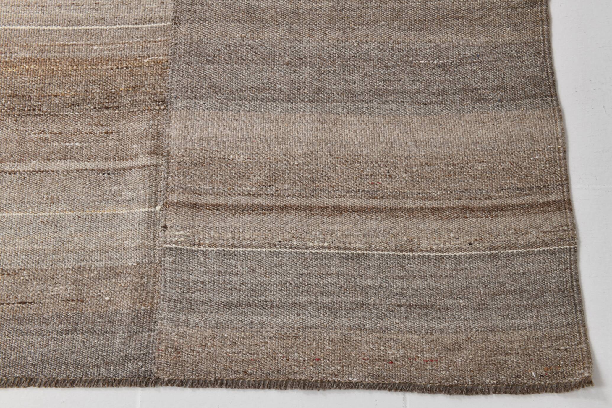 8x10 Brown Vintage Kilim Rug, 263x321Cm