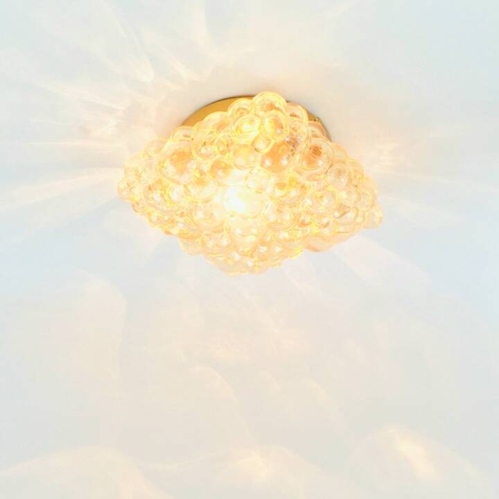 Mid-Century Bubble Glass Wall Light or Ceiling Light by H. Tynell, 1970s