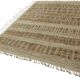Tapis turc unique fait main en laine beige, 203 cm x 295 cm