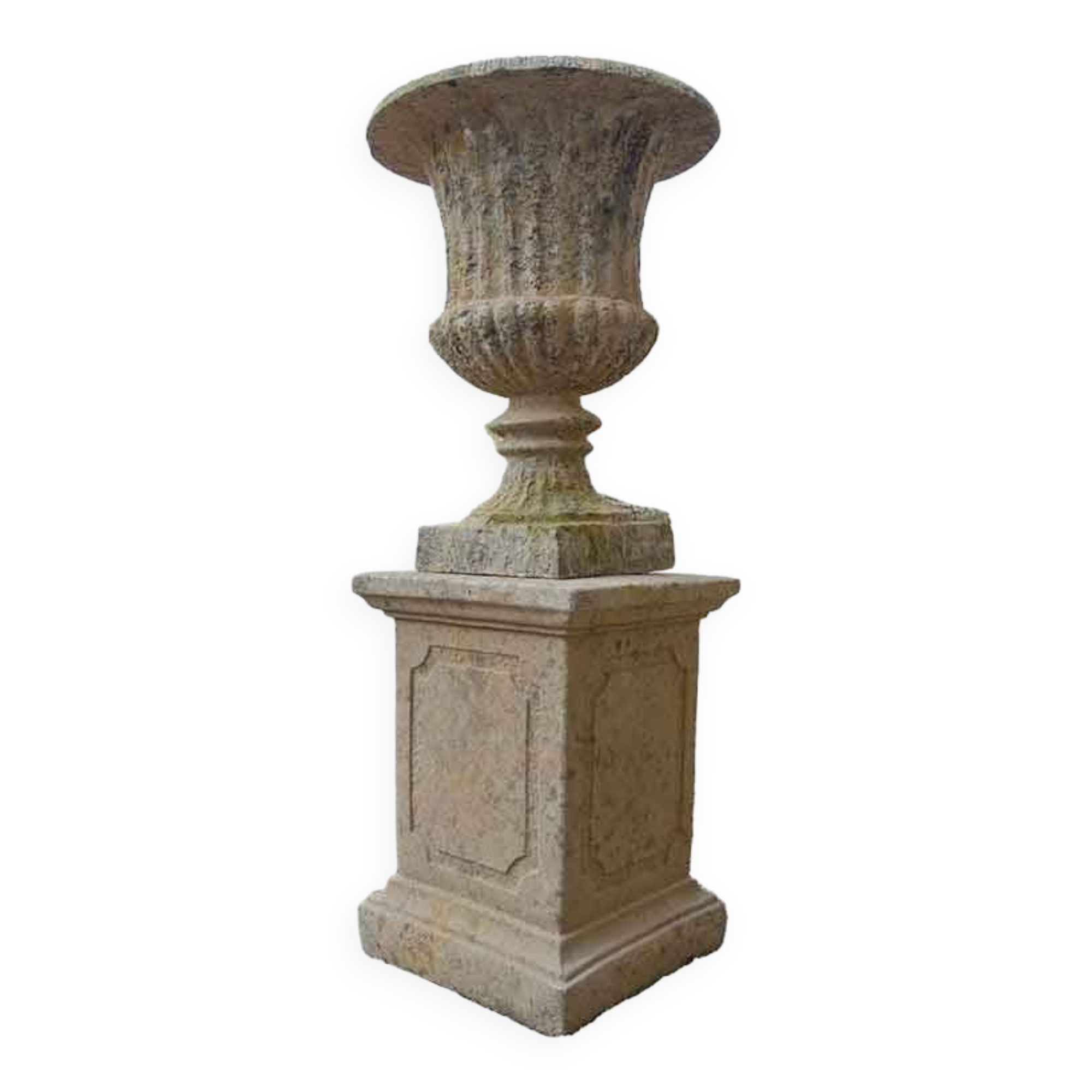 Medici vase in reconstituted stone