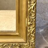 Antique mirror with gilded frame
