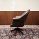 Chaise de bureau Chesterfield anglaise classique marron
