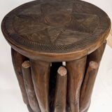 Large Nupe Stool 8 feet 50 cm – Solid wood tribal sculpture, piece