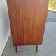 commode aux pieds compas, effet miroir, vintage